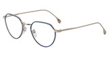 Paul Smith Eyeglasses PSOP08751 FISHER SHINY SILVER/BLUE/004