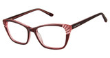 Isaac Mizrahi New York Eyeglasses IM 30061 Burgundy/BU