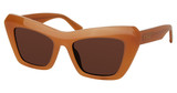 Derek Lam Eyeglasses PRISHA Peach Orange/PCH