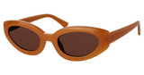 Derek Lam Eyeglasses VESPER Peach Orange/PCH