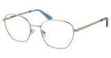 Derek Lam Eyeglasses KINGSLEY Silver Blue Crystal/SILBL