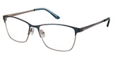 Superflex Eyeglasses SF-1148T TEAL LIGHT GUN/M204
