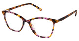 Kliik:denmark Eyeglasses K-727 PURPLE HAVANA STRIPE/S407
