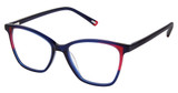 Kliik:denmark Eyeglasses K-727 NAVY FUCHSIA/S401