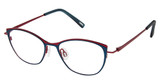 Kliik:denmark Eyeglasses K-726 TEAL ORCHID/S204