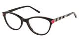 BETSEY JOHNSON Eyeglasses EYE HEART U Black/BLK