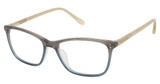 Lulu Guinness Eyeglasses L938 Grey/Gold/GRY