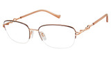 Tura Eyeglasses R599 brown/rose gold/BRN