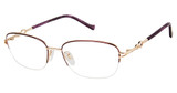 Tura Eyeglasses R599 lilac/gold/LIL