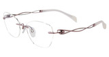 Line Art Eyeglasses XL 2166 Violet/VO