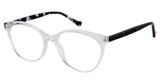BETSEY JOHNSON Eyeglasses NAME DROP Clear/CLR