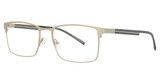 HeadLines Eyeglasses HL-1530 MATT GUN/BLACK/C2