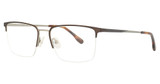 HeadLines Eyeglasses HL-1533 MATT DARK BROWN/GUN/C3