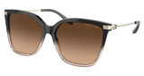 Ralph Lauren Eyeglasses RL8209 THE JACQUIE SHINY GRAD BLACK/TRANSP/602274