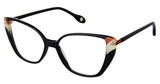 FYSH Eyeglasses FYSH 3703 BLACK CREAM TERRACOTTA/S400
