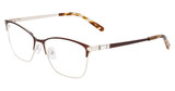 Marchon NYC M-4019 BROWN/GOLD/205