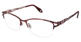 FYSH Eyeglasses FYSH 3710 ROSEWOOD CHARCOAL/M209