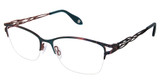 FYSH Eyeglasses FYSH 3710 PEACOCK/M216