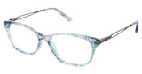 Superflex Eyeglasses SF-1154T TEAL GUN/S404