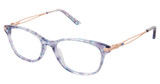 Superflex Eyeglasses SF-1154T PURPLE ROSE GOLD/S407