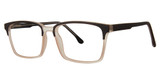 Modern Plastics II Eyeglasses RESPOND brown matte