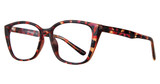 Affordable Designs Eyeglasses Jasmine Burgundy Demi