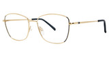 Modern Metals Eyeglasses DAYLIGHT navy/gold