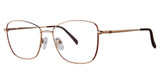 Modern Metals Eyeglasses DAYLIGHT burgundy/gold
