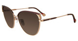 Yalea Eyeglasses SYA082 Brown/Gold 0367