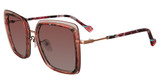 Yalea Eyeglasses SYA085 Red Havana 0A39