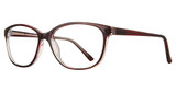 Affordable Designs Eyeglasses Laney Burgundy