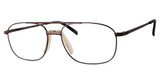 Adensco Eyeglasses AD 139 LT BROWN L/0TUI