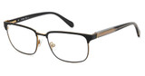 Fossil Eyeglasses FOS 7146/G BLKANTGLD/00UH