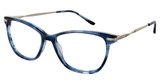 Exces Eyeglasses EXP171 BLUE-SILVER
