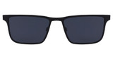 Flexon Eyeglasses FLX1006MGC-CLIP MATTE BLACK/002