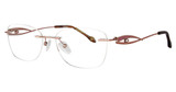 Mademoiselle Eyeglasses MADEMOISELLE MM9312 Light Brown/C2