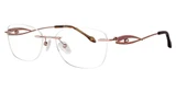 Mademoiselle Eyeglasses MADEMOISELLE MM9312 Light Brown/C2