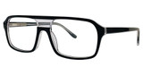 Clear Eye View Eyeglasses CEV 109Z BLACK/021