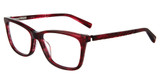 Tumi Eyeglasses VTU526 Burgundy 01FW