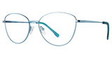 Value Eyeglasses METALFLEX 1047 shiny blue