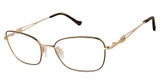 Tura Eyeglasses R138 brown / gold/BRN