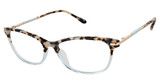 Lulu Guinness Eyeglasses L238 ivory/blue/IVO