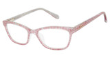 Lulu by Lulu Guinness Eyeglasses LK044 pink/silver/PNK