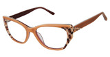L.A.M.B. Eyeglasses LA116 mauve/checker/MUL