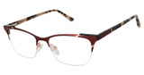 L.A.M.B. Eyeglasses LA118 burgundy/BUR