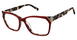 gx by GWEN STEFANI Eyeglasses GX096 burgundy/BUR