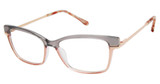 Lulu Guinness Eyeglasses L240 grey/blush/GRY