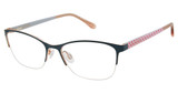 Lulu Guinness Eyeglasses L946 slate/SLA