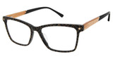 L.A.M.B. Eyeglasses LAUF117 black/gold/BLC