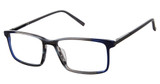 Geoffrey Beene Eyeglasses G539 Navy Horn/NAV